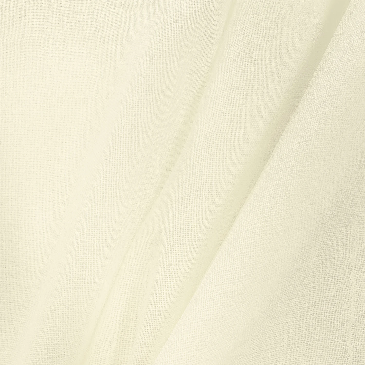 Ivory 100% Pure Wool Plain Weave Fabric 140 cm for Lining and Scarves Sewing Handmade DIY Dyeing Sold by Meter