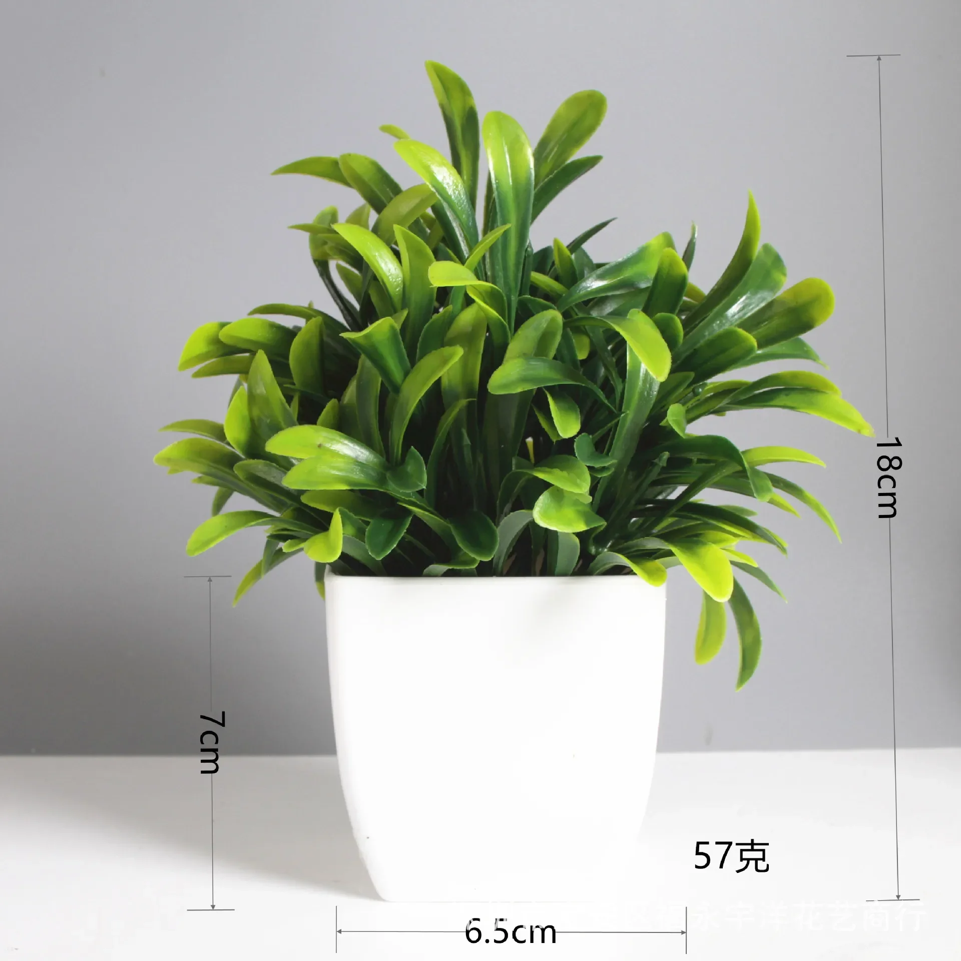 Künstliche Bonsai-grüne gefälschte Pflanze, Eukalyptus-Blume, Topfpflanze für drinnen und draußen, Zuhause, Schlafzimmer, Garten, Dekorationszubehör – Detail 7