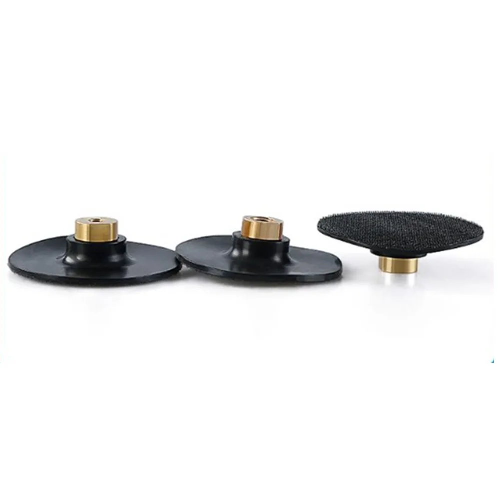 Imagem -05 - Especial-shaped Polimento Pad Borracha Backing Pad Disco de Moagem Gancho e Loop M10 Borracha Backer