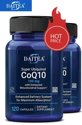 Daitea Super Absorbable Coenzyme Q10 Supplement 100mg - for Efficient Energy Production and Circulatory Health