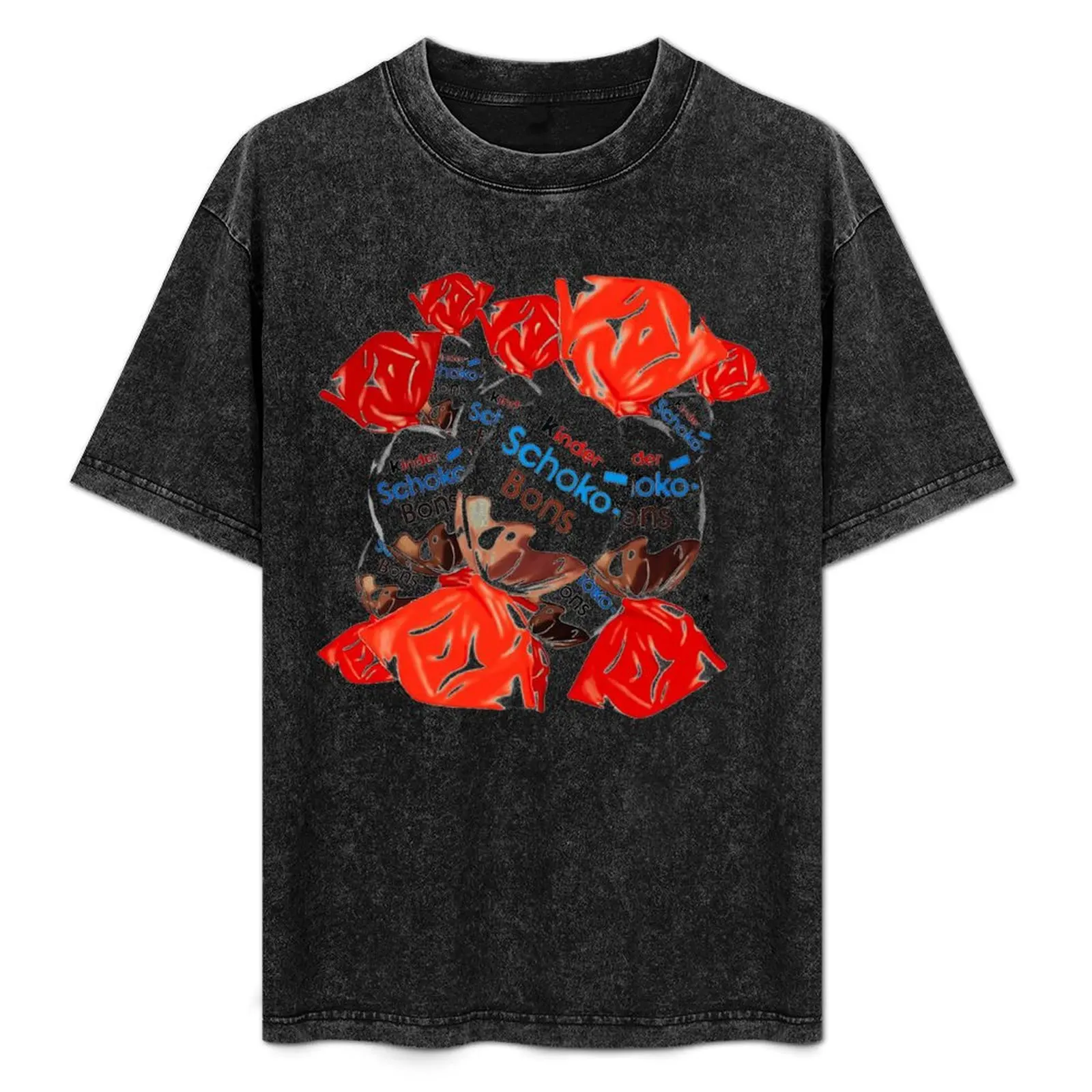 Deliciosa Camiseta Schokobons Kinder, Camiseta Informal para Trabajo