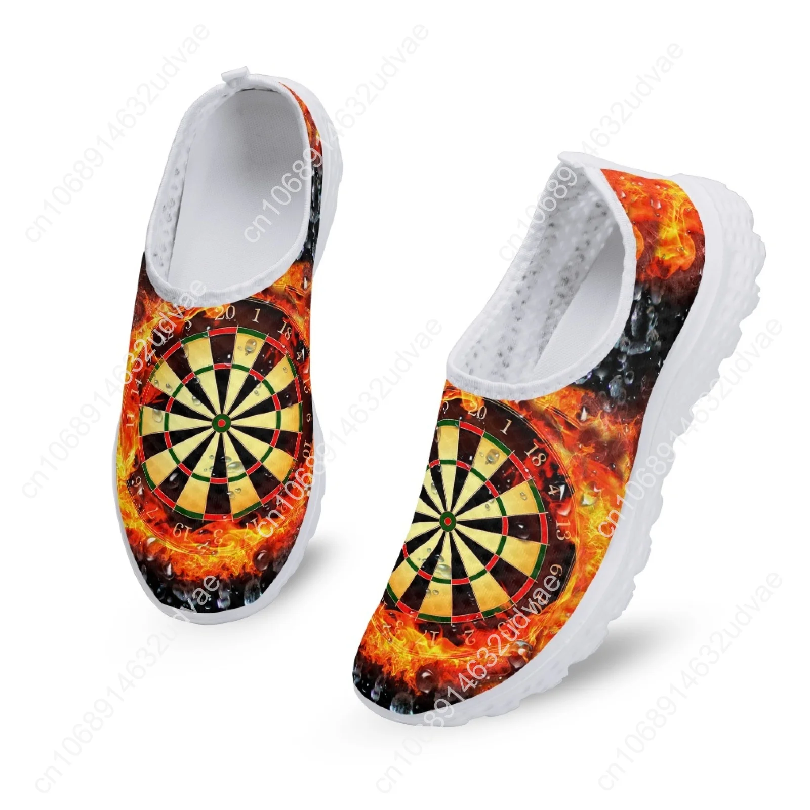 New Women Shoes Brand Flats Summer Fashion Women's Loafers Cool Fire Darts Pattern Student Comfortable Walking Shoes