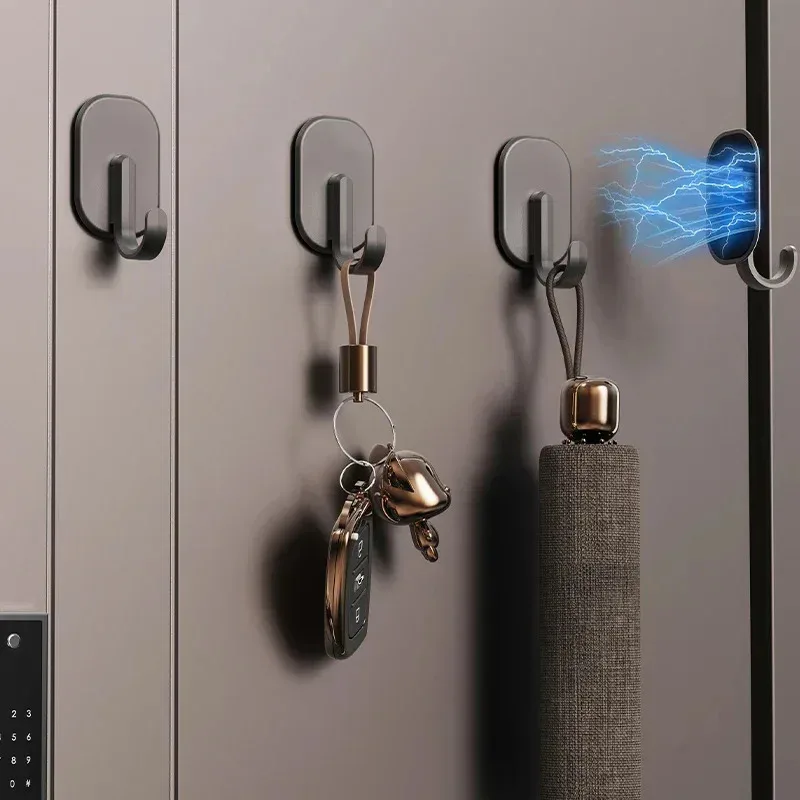 

Non Perforated Refrigerator Magnetic Hook, Household Door Rear Hook, Multifunctional Thickened Strong Suction, Reusable Suction