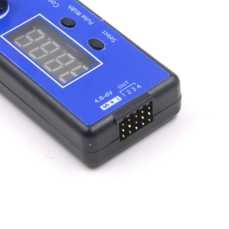 Digital Servo Tester, Multi-function PWM Pulse Width Tester for MCU, Brushed & Brushless Motor ESC Consistency Test