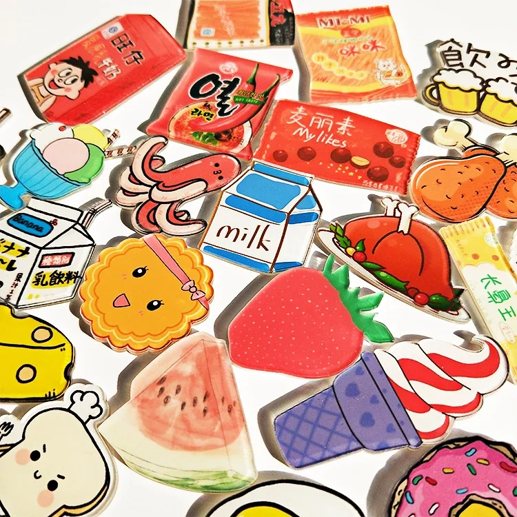 Fengshu packaging decoration brooch cute snacks spicy and sweet