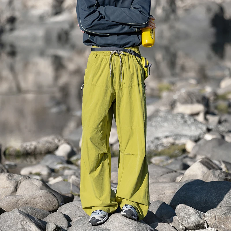 Men Waterproof Quick Dry Sport Loose Casual Track Cargo Pant Women Joggers Sweatpants Trousers Outdoor Soft Shell Hiking Pants