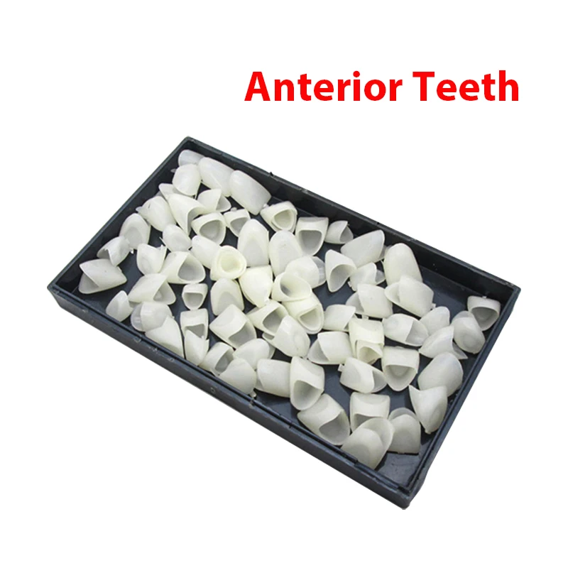 1/5 Boxen Dental Temporäre Harz Zahn Krone mit Box Vorder- und Vorderzähne Temporäre Krone Zahnmedizin Labor Materialien – Detail 3