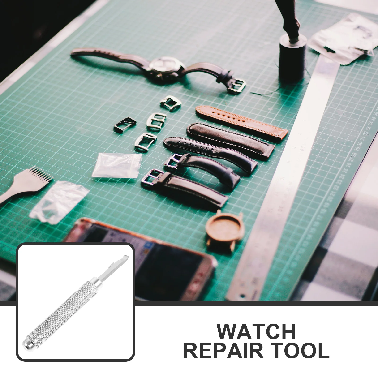 

Watch Back Remover Aluminum Lightweight Ergonomic Multi-Function Watch Replacement Repair Tool Kit Case Opener