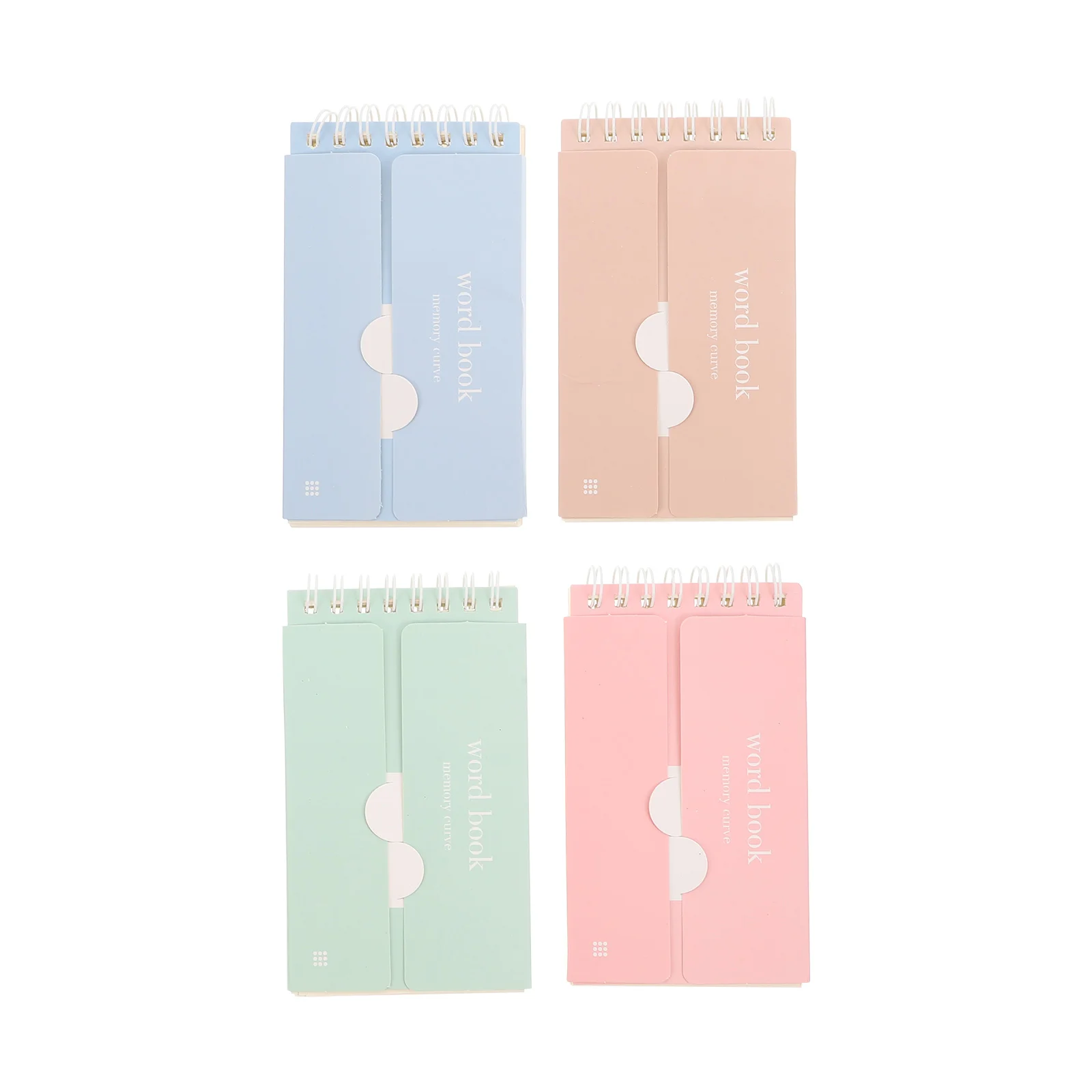 Blank Notecards Blocked Notebook Notebooks Portable Notepad Mini Ring Notes Paper