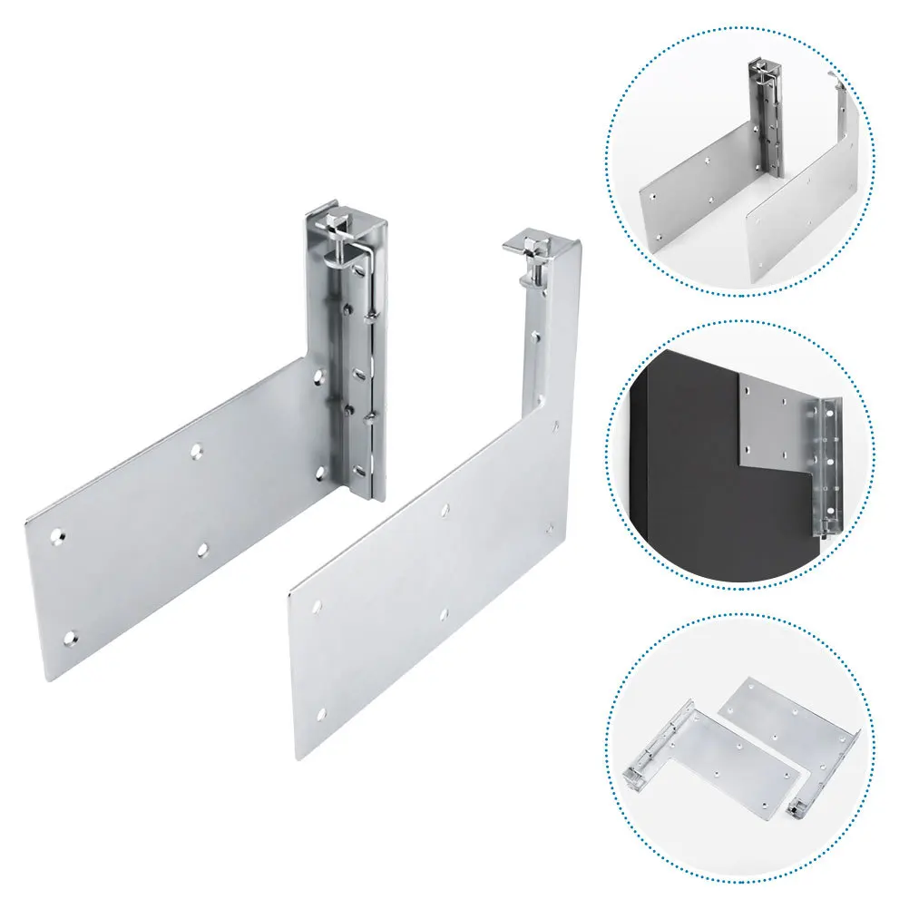 

1Pair Bathroom Cabinet Hanging Codes Metal Suspension Fitting Thickened Cabinet Mounting Brackets Sturdy Wall Mount Kitchen