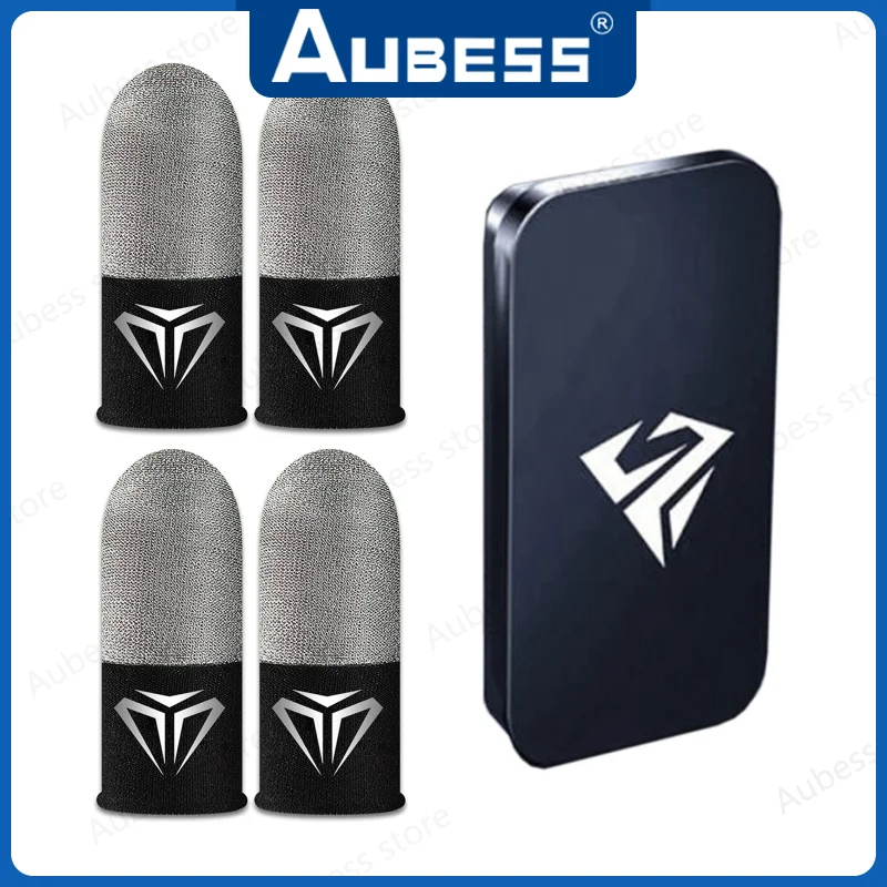 Mobile Games Finger Cots Cover Sensitive Mobile Touch Gaming Finger Sleeve Breathable Touch Screen Fingertips For PUBG Accessory