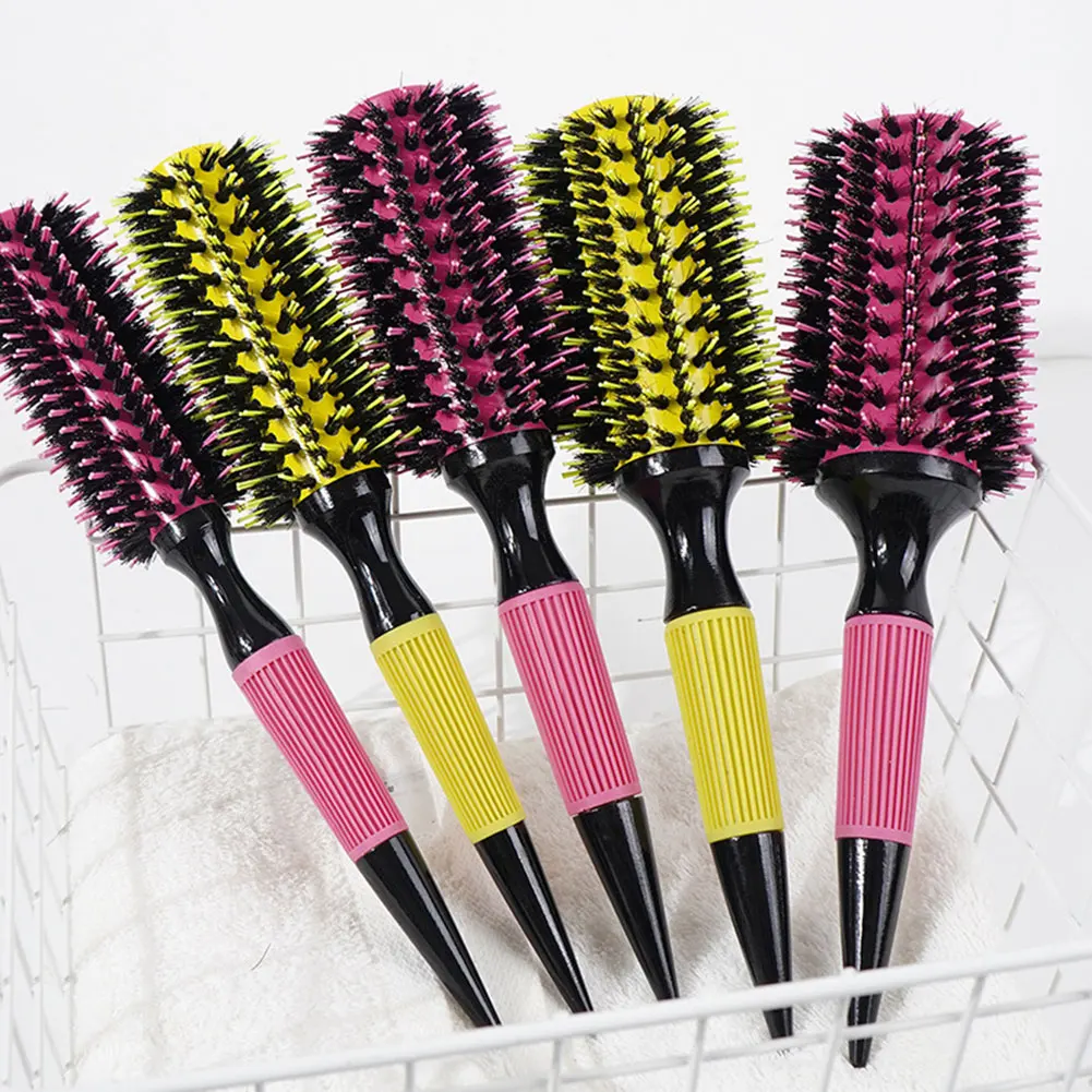 

Round Hair Brush For Root Volume Heat Resistant Aluminum Barrel Curling Brush For Hair Multi-Function Anti Static Combs