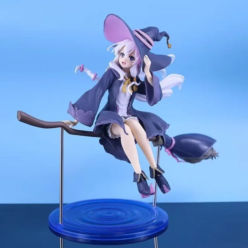 20CM The Journey of Elaina Anime Assembly Original Figure Action Model Decoration Cartoon Doll  Collection Toy Gifts Present Ins