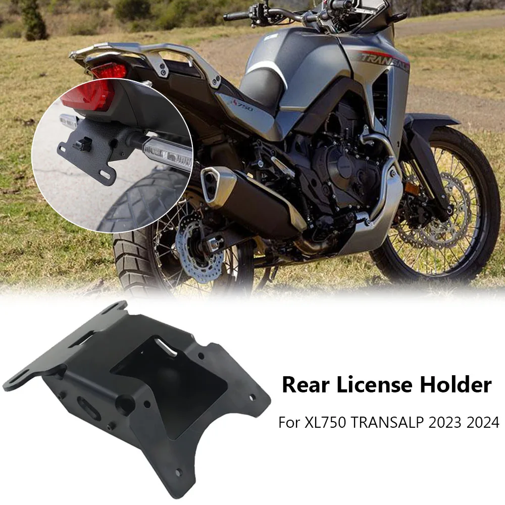 Honda XL750 TRANSALP 2023 2024 오토바이 액세서리, 테일 깔끔한 펜더 제거기, 후면 번호판 거치대 브래킷 키트, 신제품 Honda XL750 TRANSALP 2023 2024 오토바이 액세서리, 테일 깔끔한 펜더 제거기, 후면 번호판 거치대 브래킷 키트, 신제품