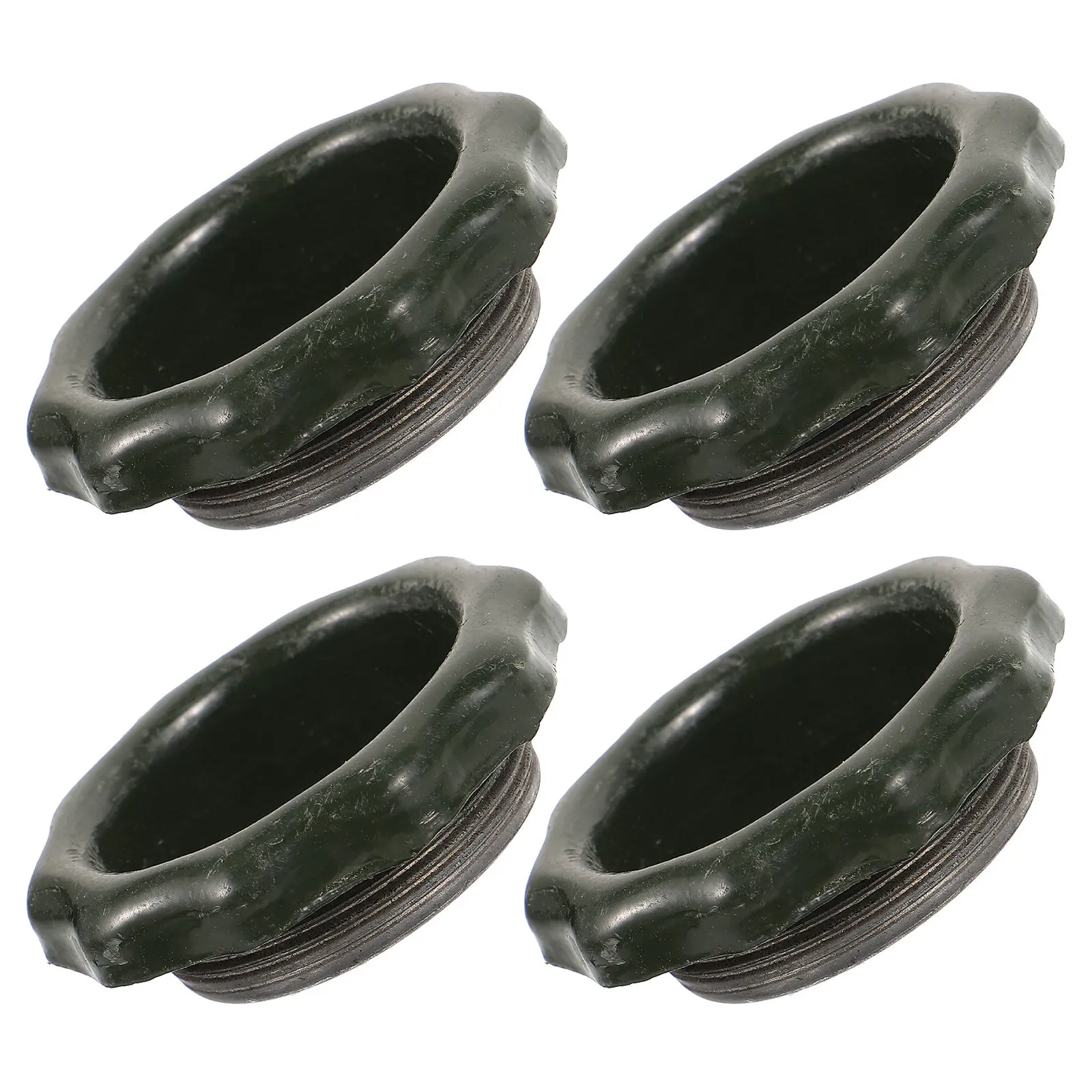 4Pcs Gas Can Caps Heavy Duty Threaded Sealing Lids for Oil Drum Gas Barrel Reusable Corrosion Resistant Leak Proof Lid