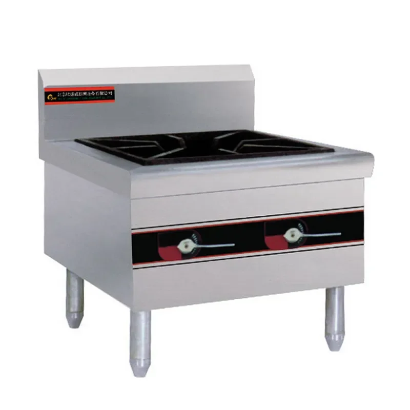 For Commercial Kitchen Single or Double Head Gas Low Soup Stove Stainless Steel Heavy Duty Boiler Burner for Restaurant
