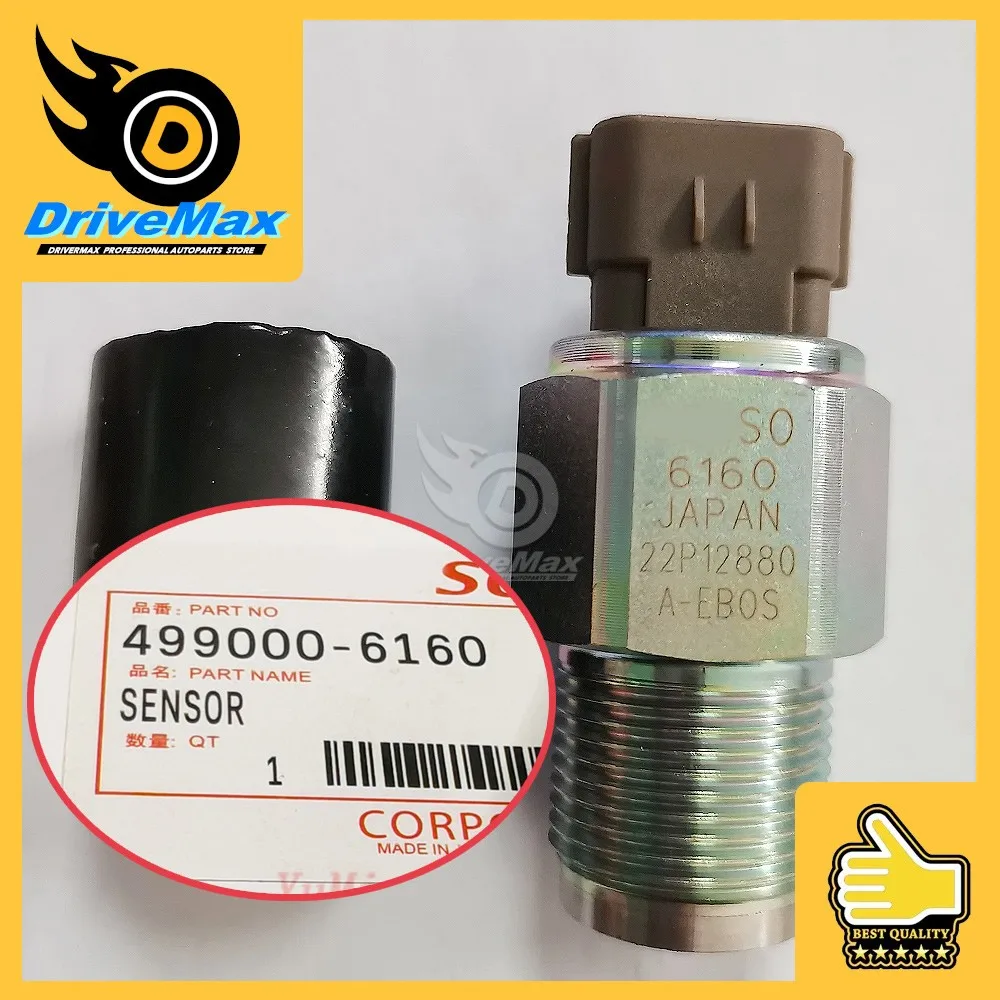 1PC 499000-6160 Fuel Common Rail High Pressure Sensor Fit For NNissan Almera For MMitsubishi L200 4990006160