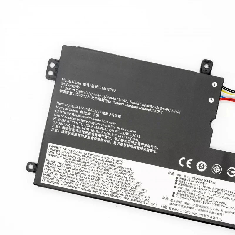 Batería para ordenador portátil L18C3PF2 para Lenovo Ideapad L340 L340-15 L340-15API L340-15IWL L340-17 L340-17API V155-15API Series