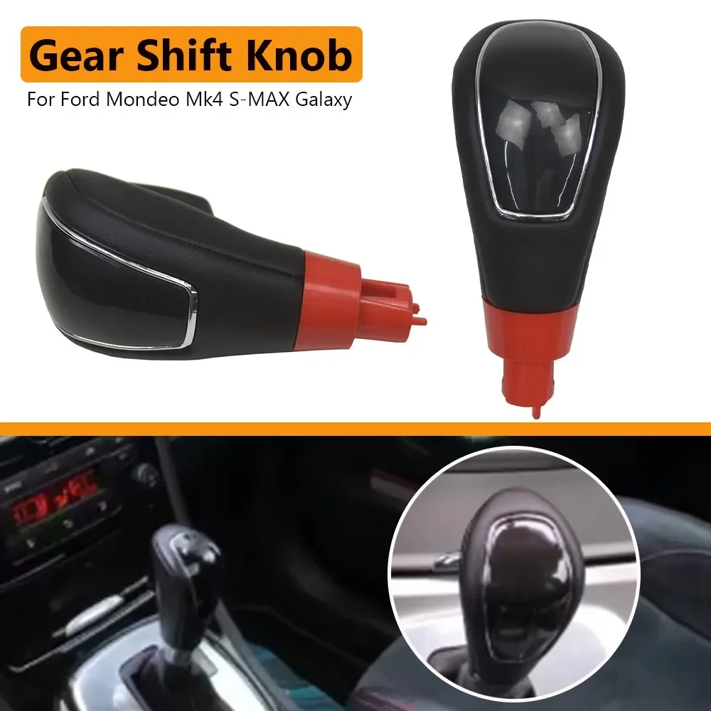 Automatic Gear Shift Knob Shifter Lever Stick Gaiter Boot Cover Cars Accessories For Ford Mondeo MK4 S-MAX Kuga Galaxy - view 6