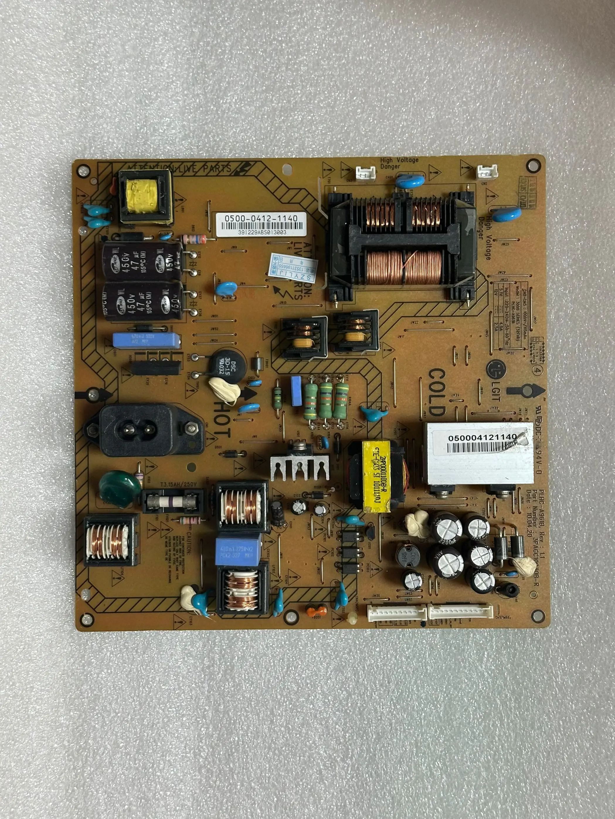 

Original 32PFL3605/93 power board PLHC-A961B 3PAGC10030B-R