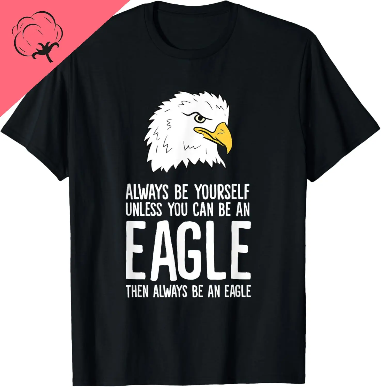 イーグル Tシャツかわいいメンズ Tシャツ通気性と快適なコットン Camiseta Hombre できない限り常に自分自身