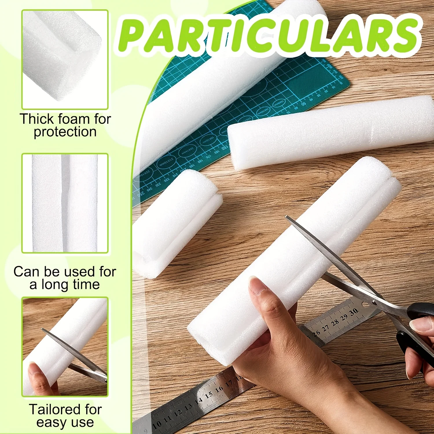 10pcs Foam Pipe Insulation Tubes for Freeze Protection Soft Sponge Covers for Water Pipes Outdoor Plumbing and Furniture Edge Pa
