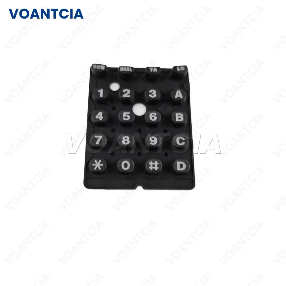 5pcs Digital Number Keypad Button Rubber Keyboard For Kenwood TK-378 TK-378G TK378 TK378GRadio Walkie Talkie Accessories