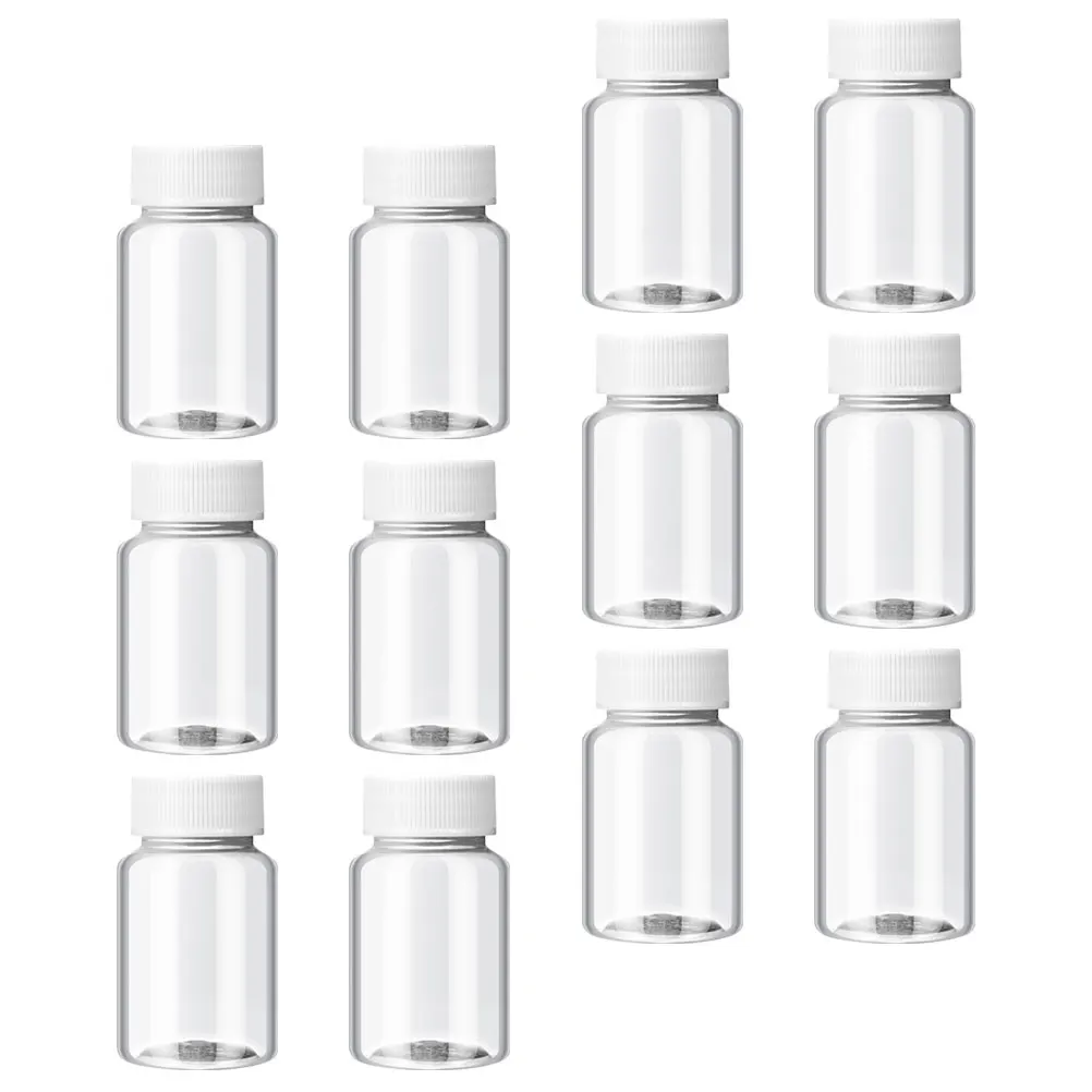 

Drink Bottle Small Juice Bottles Plastic for Liquids Empty Mini Milk with Lids Containers