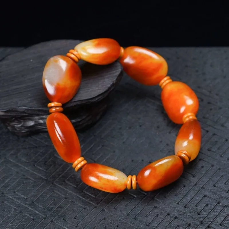 

New Natural White Jade Seed Bracelet, Unisex Versatile Bracelet