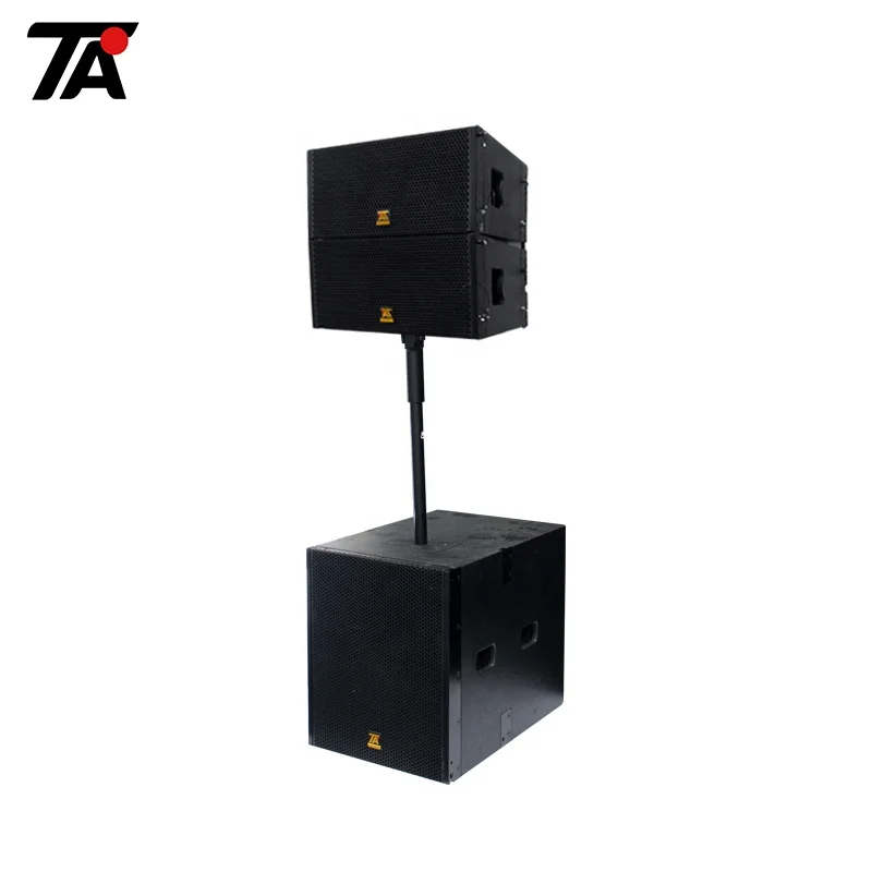 DSP e amplificador integrados ativo Mini alto-falante Line Array de 10 polegadas