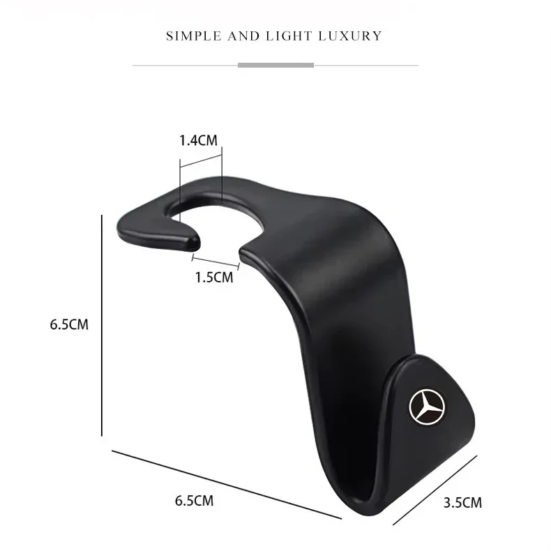 Car Seat Hooks Rear Seat Storage Bracke Accessories For Mercedes Benz GLK GLA A B C E Class C180 S200 S300 W176 W246 W205 W213 image 5