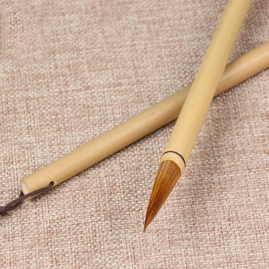 3 pcs /set Weasel Hair Chinese Calligraphy Brush Oil Pen Paint Brush for Painting Art School Supplies