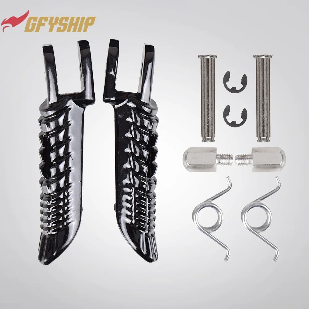 For Suzuki GSXR600 GSXR750 GSXR1000 2001 2002 2003 2004 2005-2022 GSXR Motorcycle Front  Footrests Foot pegs