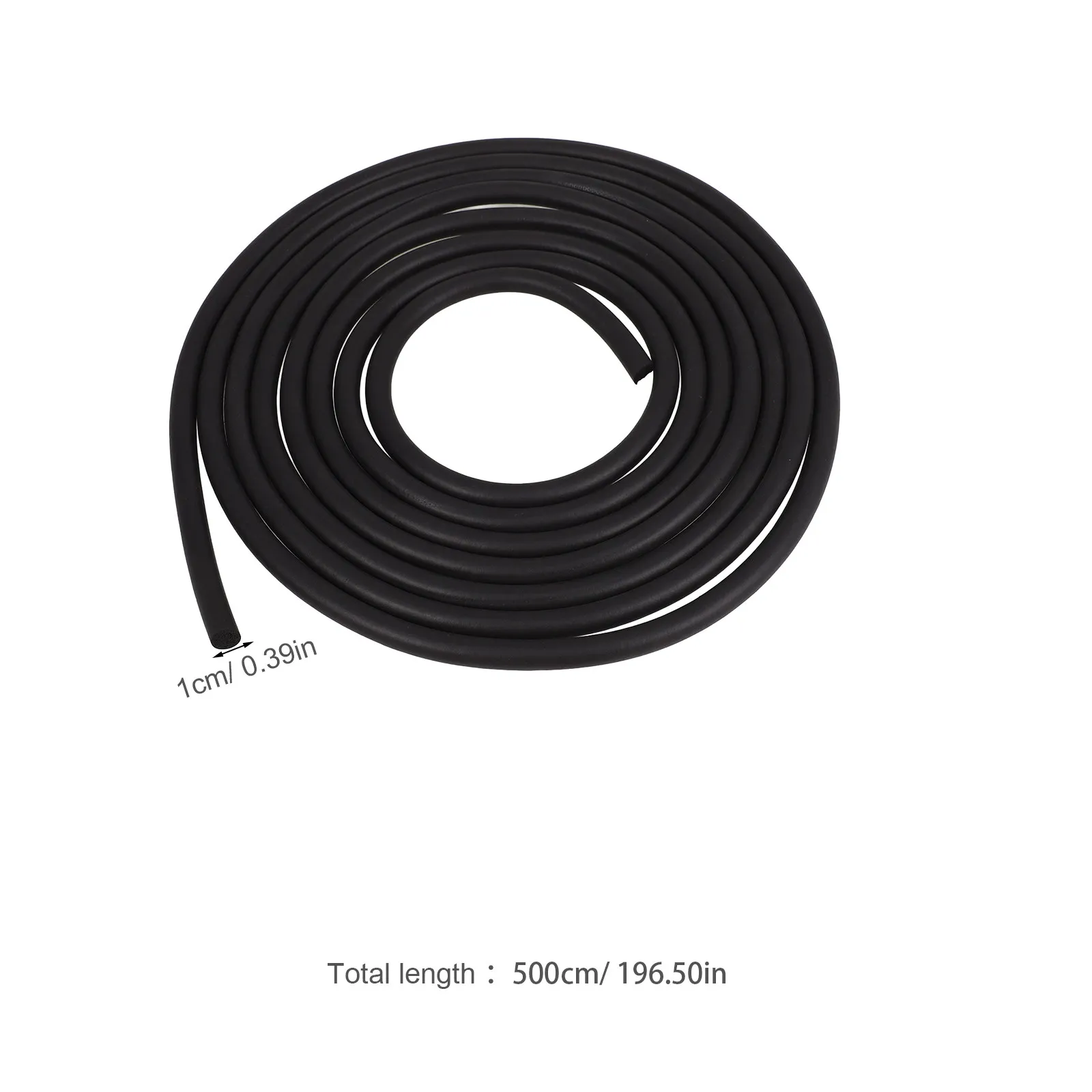 1 Roll Rubber Solid Round Sealing Strip Epdm Door Window Seal Car Weather Stripping Automotive Gap Filler Dust Moisture Proof