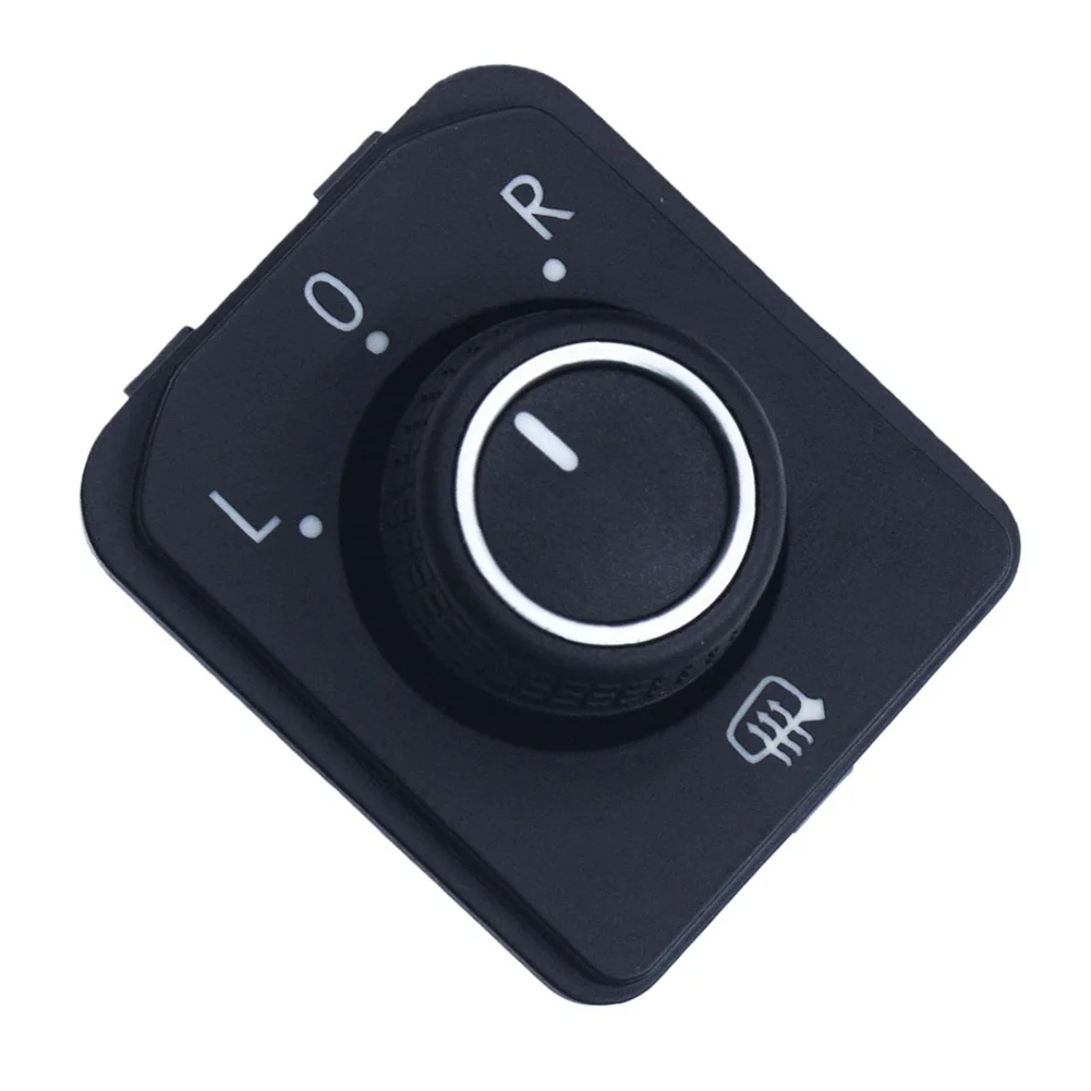 

Rearview Mirror Control Switch Button 3G0959565A For Tiguan For Passat For Seat For Arteon For Crafter Black Plastic