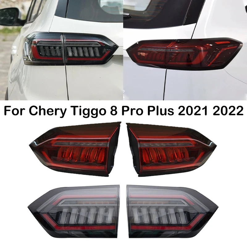 

For Chery Tiggo 8 Pro Plus 2021 2022 Rear Bumper Inside LED Tail Lamp Turn Signal Light Stop Rear Brake Lamp Tail Light Assembly