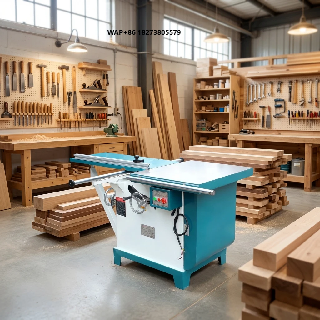 Industrial Grade High Quality High Precision Portable Wood Cutting Sliding Bench Saw Machine for Woodworking