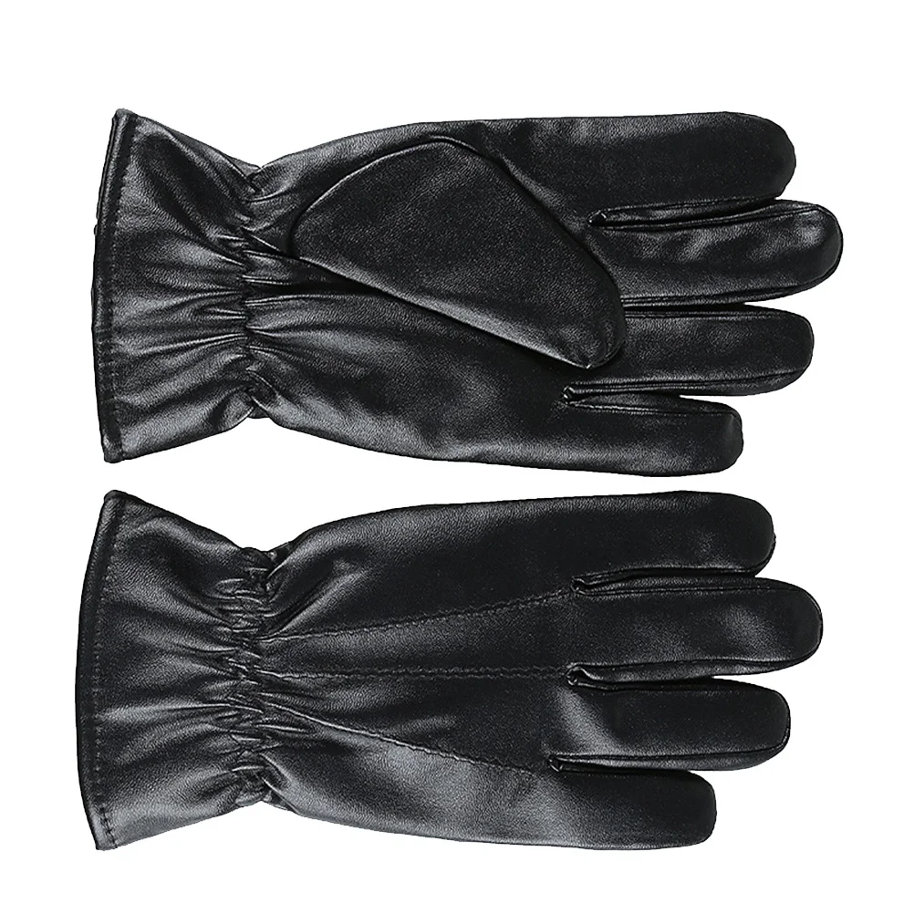 قفازات متينة مضادة للكهرباء الساكنة من البولي يوريثان لحماية الرياضات الشتوية باللون الأسود للتزلج والمشي لمسافات طويلة والتسلق قفازات شتوية مريحة من البولي يوريثان #3