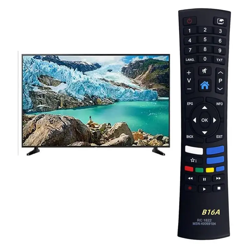 2X RC1822 Replace Remote Control For Medion Bush TV Remote Control