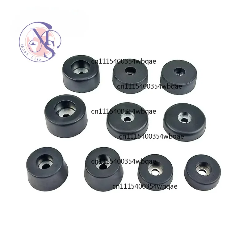 ZOCI-4PCS Speaker Stand Foot Pad Shock Absorber Loudspeaker Rubber Non-slip amplifier Feet Audio Accessories 30*10mm 40*10mm