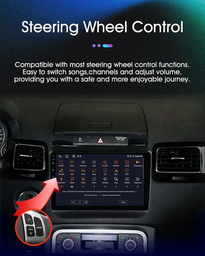 وحدة رأس شاشة تعمل باللمس عالية الدقة لسيارة فولكس فاجن طوارق FL NF 2010 - 2018 Carplay راديو السيارة أندرويد نظام ملاحة تلقائي GPS FM BT Autoradio