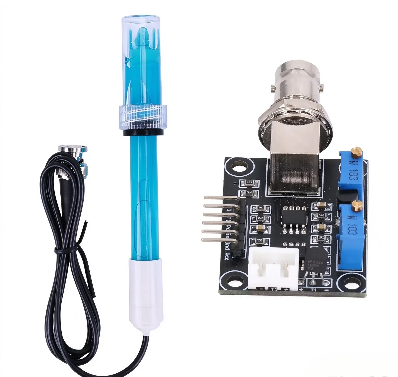PH0‑14 Value Detection Sensor Module Waterproof Digital Probe Monitor Kit BNC Connector