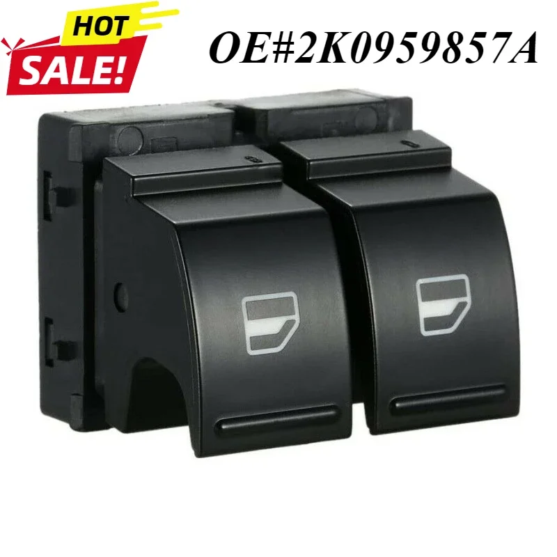 

1K3959857 Car Window Lifter Control Switch Button For VW Caddy 2K Jetta EOS Golf MK5 Passat B6 1K3959857A 2K0959857A