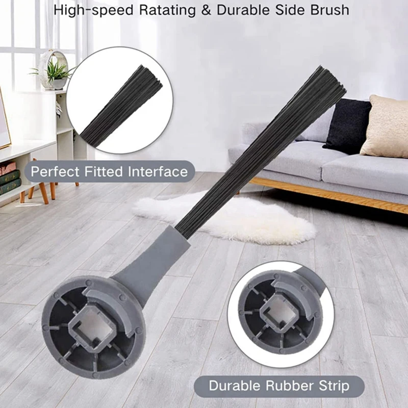 Replacement Parts Kit Side Brushes Filters Replacement Parts Fit For Shark RV2001WD AV2001WD Robot Vacuum Accessories