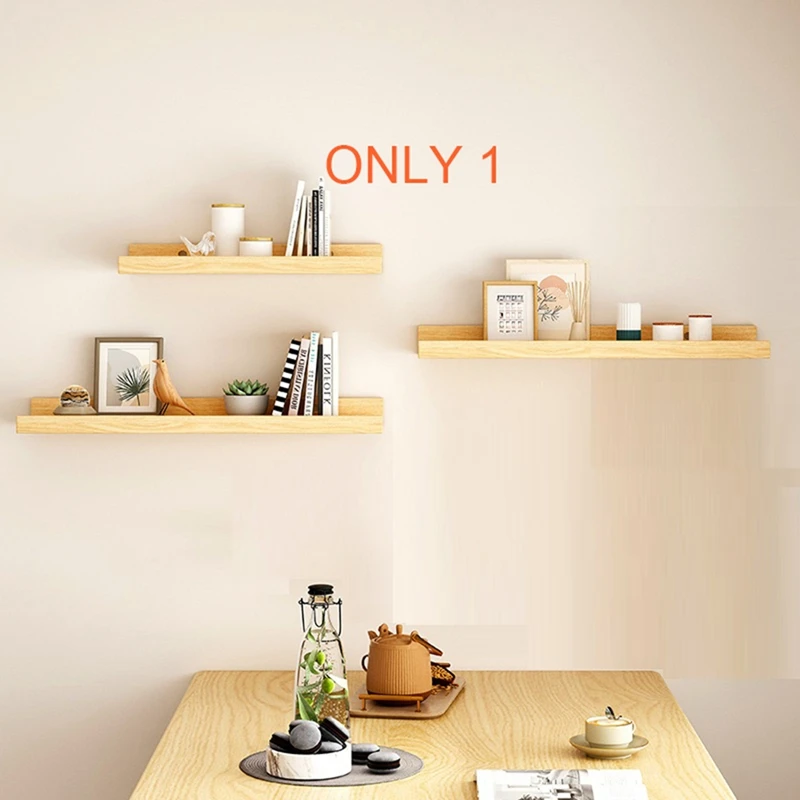 Estante de pared para el hogar, estante de pared de salón, tablero de palabras perforado, estante para libros, decoración de pared, estante pequeño de madera maciza