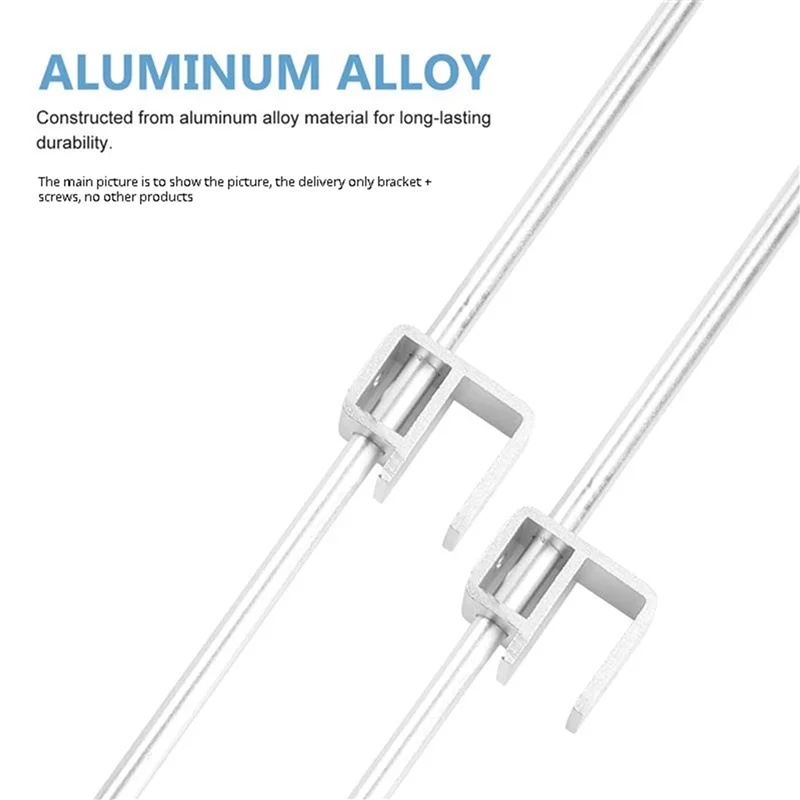 

2X Adjustable Tank Mounting Bracket Universal Fish Tank Light Stand Light Stand Hanging Kit Aquarium Accessories