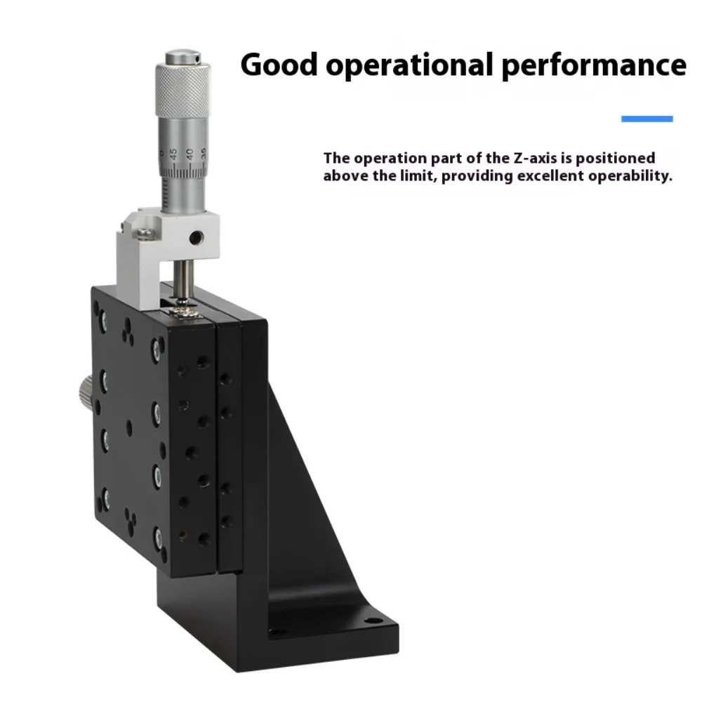 XYZ Axis Precision Adjustment Stage Z-Axis Displacement Platform Micrometer Slide with Lock