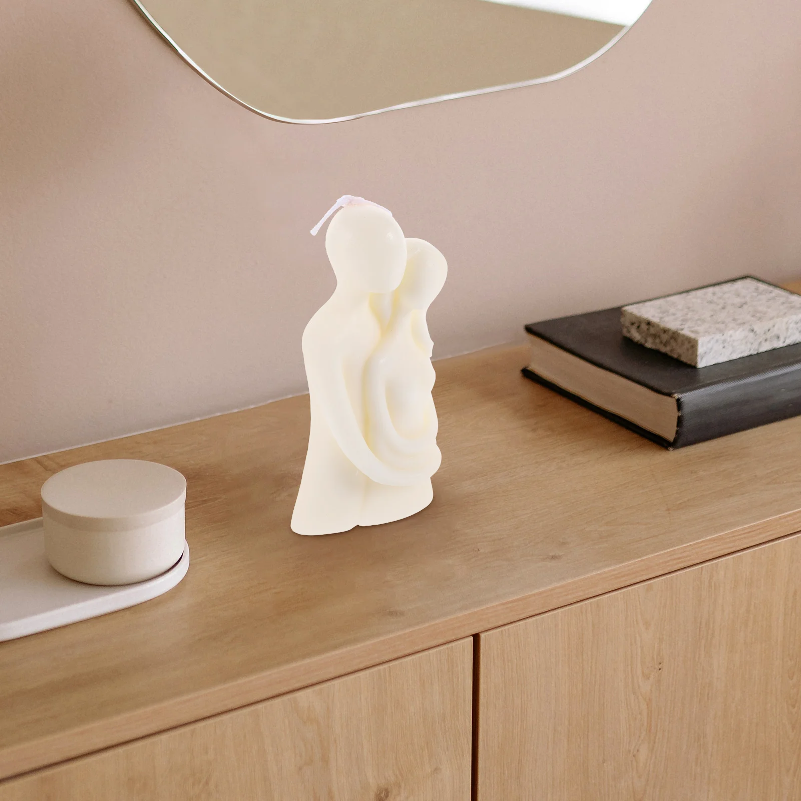 Coppia che abbraccia fragranza romantica profumata Decorazioni per la casa Ornamento da tavolo Aromaterapia creativa con cera di soia