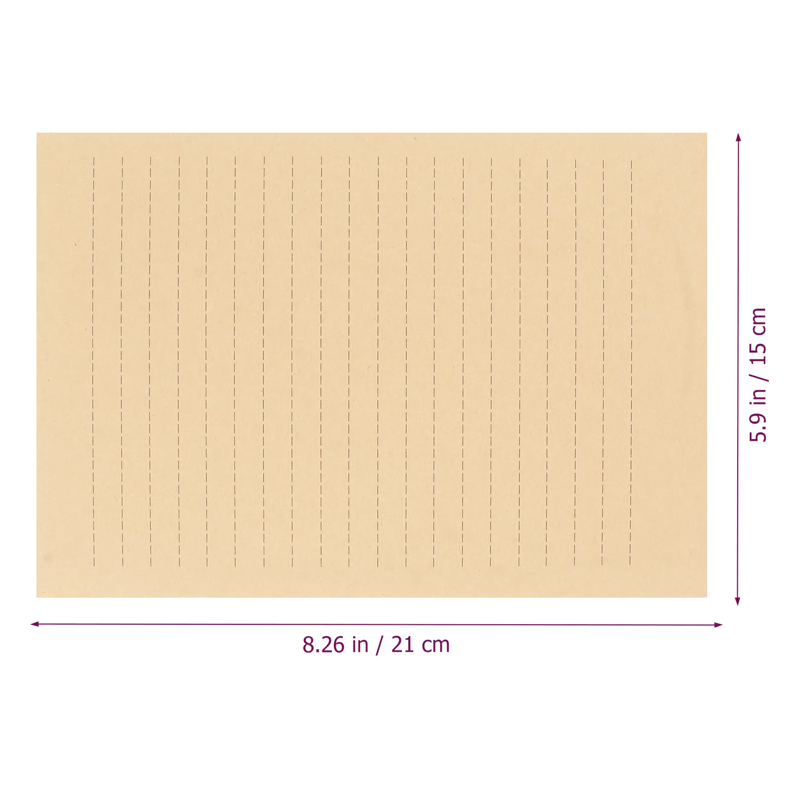 100Sheets Vintage Kraft Letter Paper Set Lined A5 Writing Paper Retro Style for Calligraphy Graffiti Notes Letter Sets