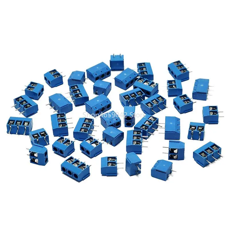 10pcs KF301-2P/KF301-3P KF301-5.0-2P KF301-5.0-3P KF301 5.08mm Plug-in Screw Connector